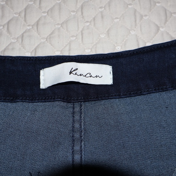 KanCan High-Rise Women's Dark Blue Flare Jeans - Picture 3 of 6